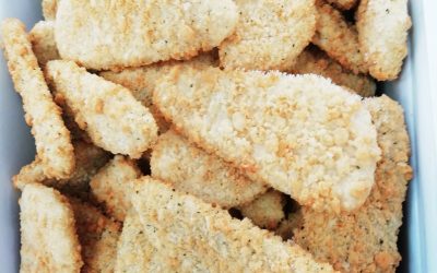 Merluzzo panato aromatizzato al limone