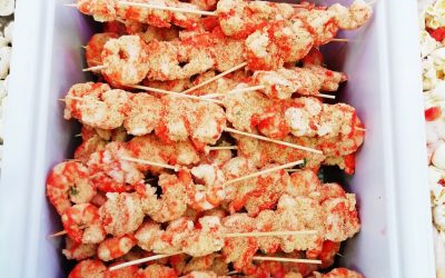 Spiedini panati con mazzancolle