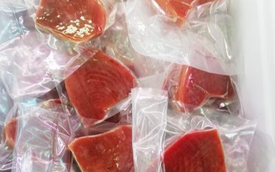 Tonno pinne gialle tagliata sottovuoto alta qualità